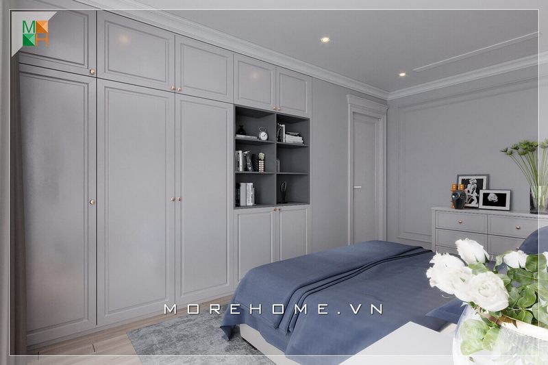 Tổng hợp + 17 ý tưởng phòng ngủ độc đáo trong thiết kế nội thất chung cư 200m2